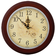 Часы настенные круглые с плавным ходом секундной стрелки Sinix 5071N