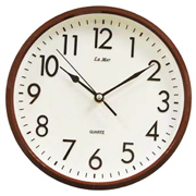 Часы настенные круглые с плавным ходом секундной стрелки La Mer GD204002