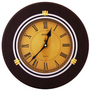 Часы настенные круглые с плавным ходом секундной стрелки Sinix 1018GR