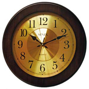 Часы настенные круглые с плавным ходом секундной стрелки Sinix 1068GA