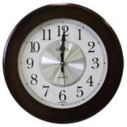 Часы настенные круглые с плавным ходом секундной стрелки Sinix 1068WA