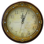 Часы настенные круглые с плавным ходом секундной стрелки Sinix 1072