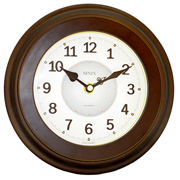 Часы настенные круглые с плавным ходом секундной стрелки Sinix 5080С
