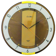 Часы настенные круглые с плавным ходом секундной стрелки La Mer GD188002